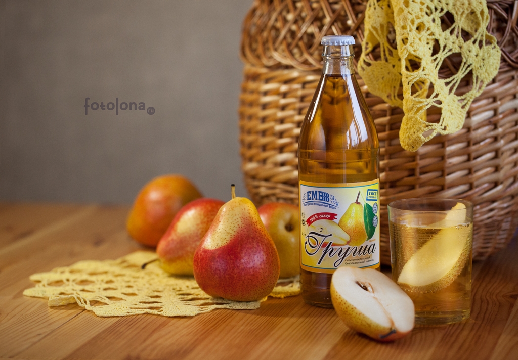 Non-alcoholic carbonated drink Pear