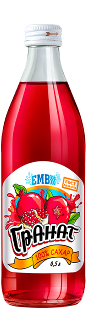 Non-alcoholic carbonated drink Pomegranate