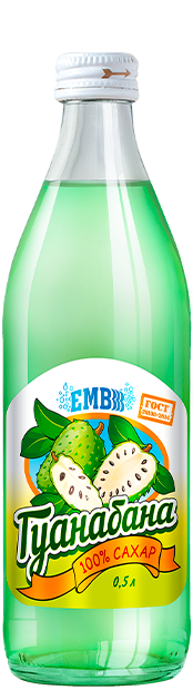 Non-alcoholic carbonated drink Guanabana